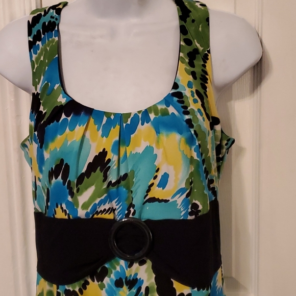 *Perceptions Petite Multicolored Dress - Picture 5 of 9